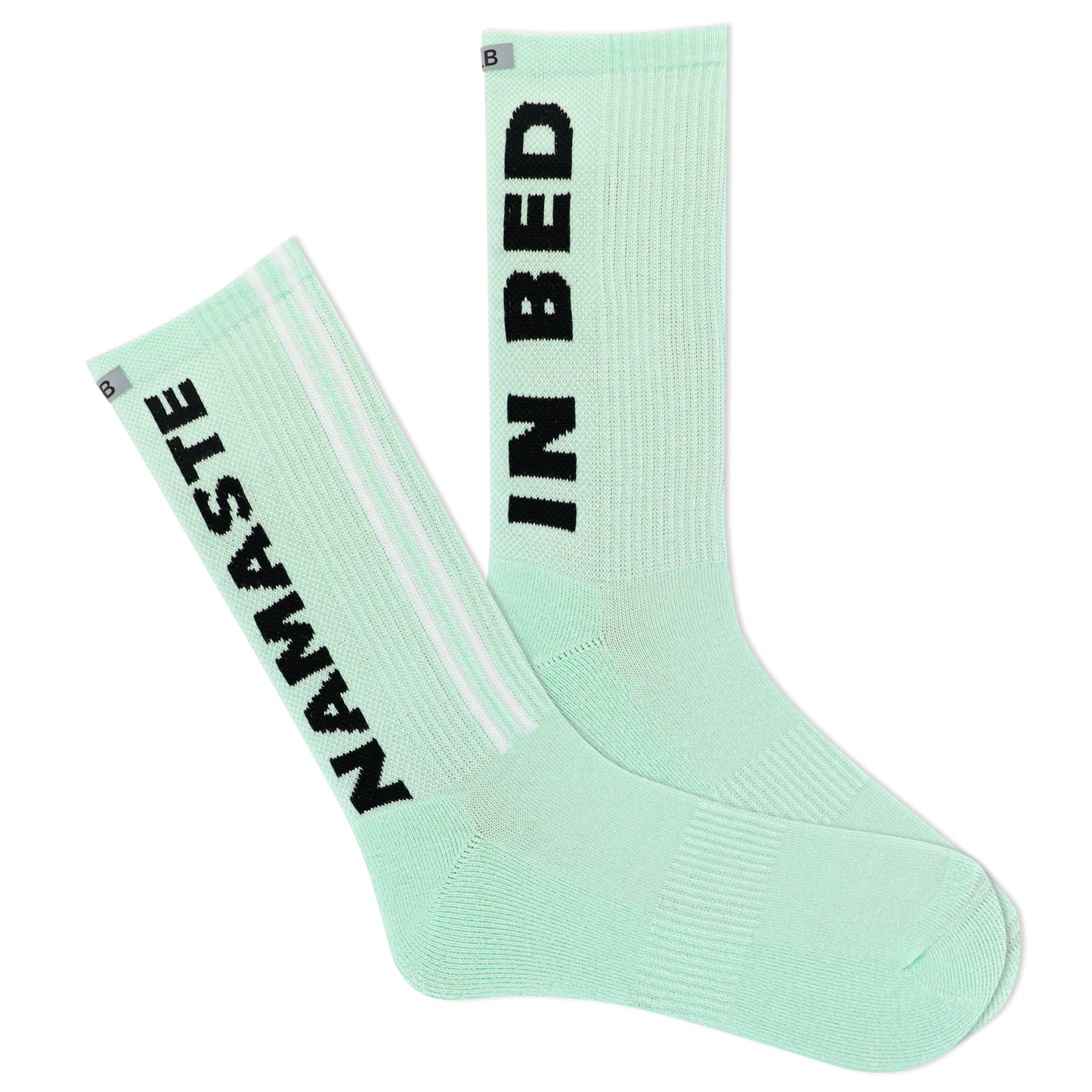 NAMASTE IN BED CREW SOCKS