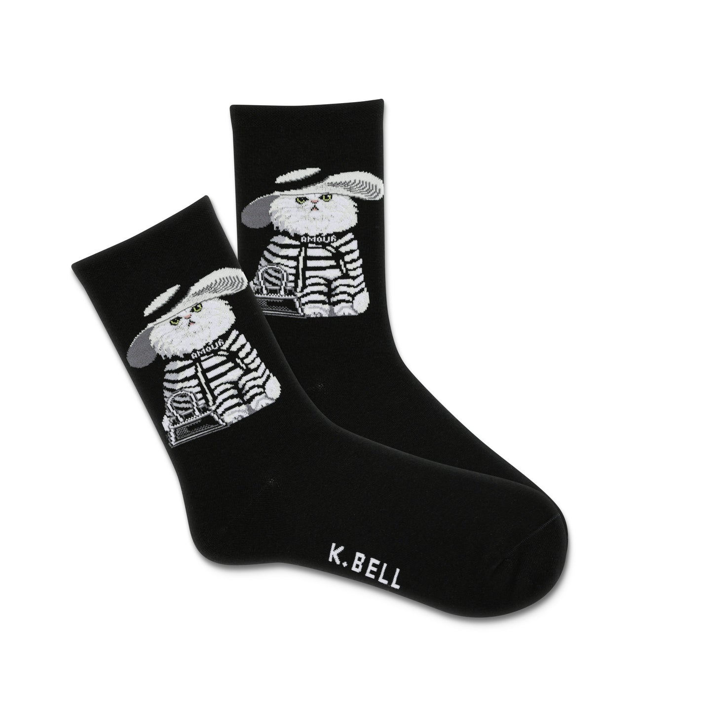 FANCY CAT CREW SOCKS