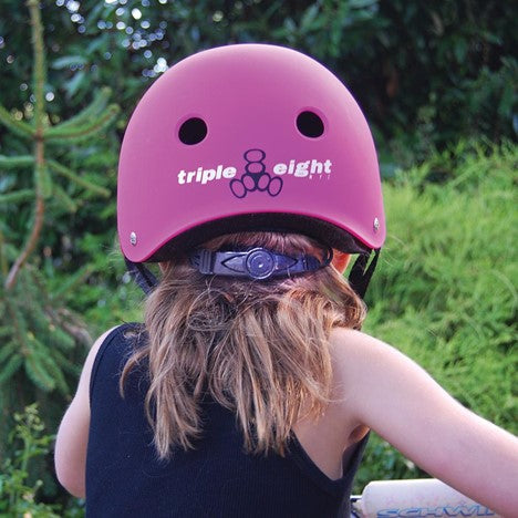 TRIPLE8 LIL KIDS DUAL CERTIFIED SWEATSAVER HELMET-BLACK RUBBER