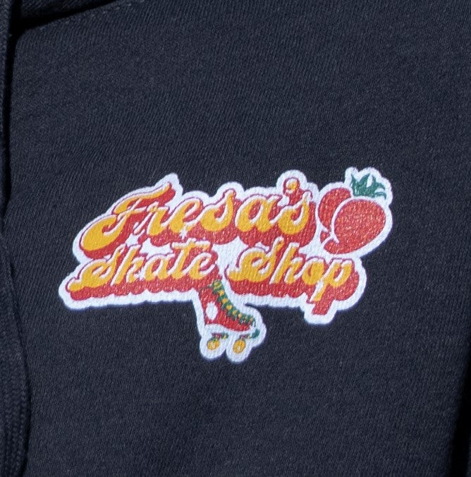FRESA'S BLACK FLEECE JOGGER RETRO LOGO