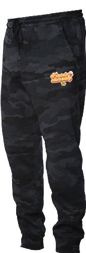 FRESA'S BLACK FLEECE JOGGER RETRO LOGO
