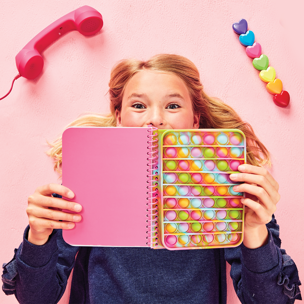 RAINBOW TIE DYE POPPER JOURNAL