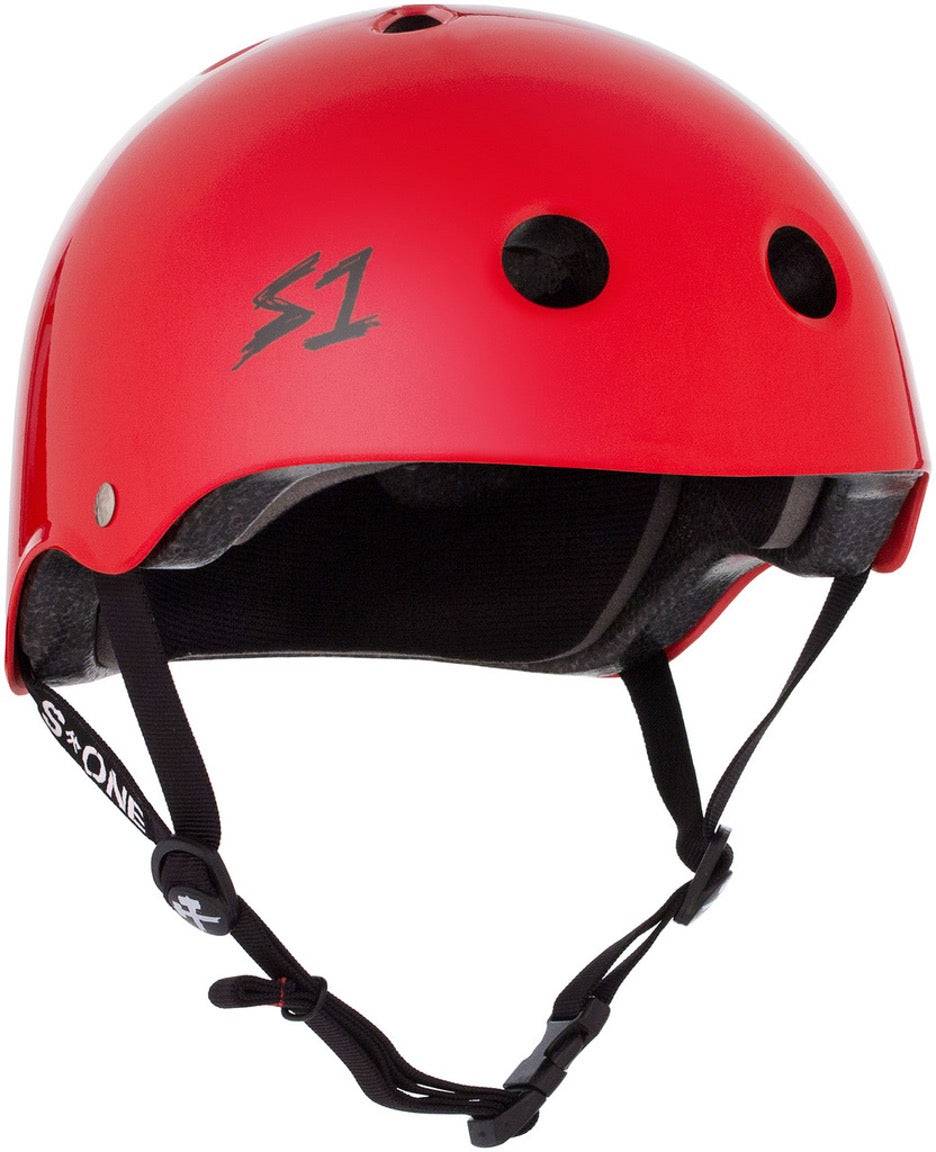 S1 LIFER HELMET-BRIGHT RED GLOSS
