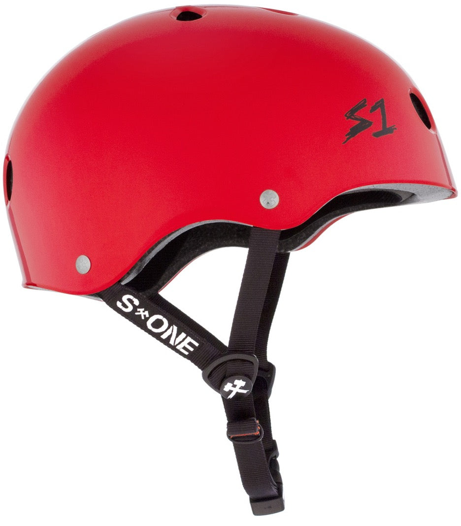 S1 LIFER HELMET-BRIGHT RED GLOSS