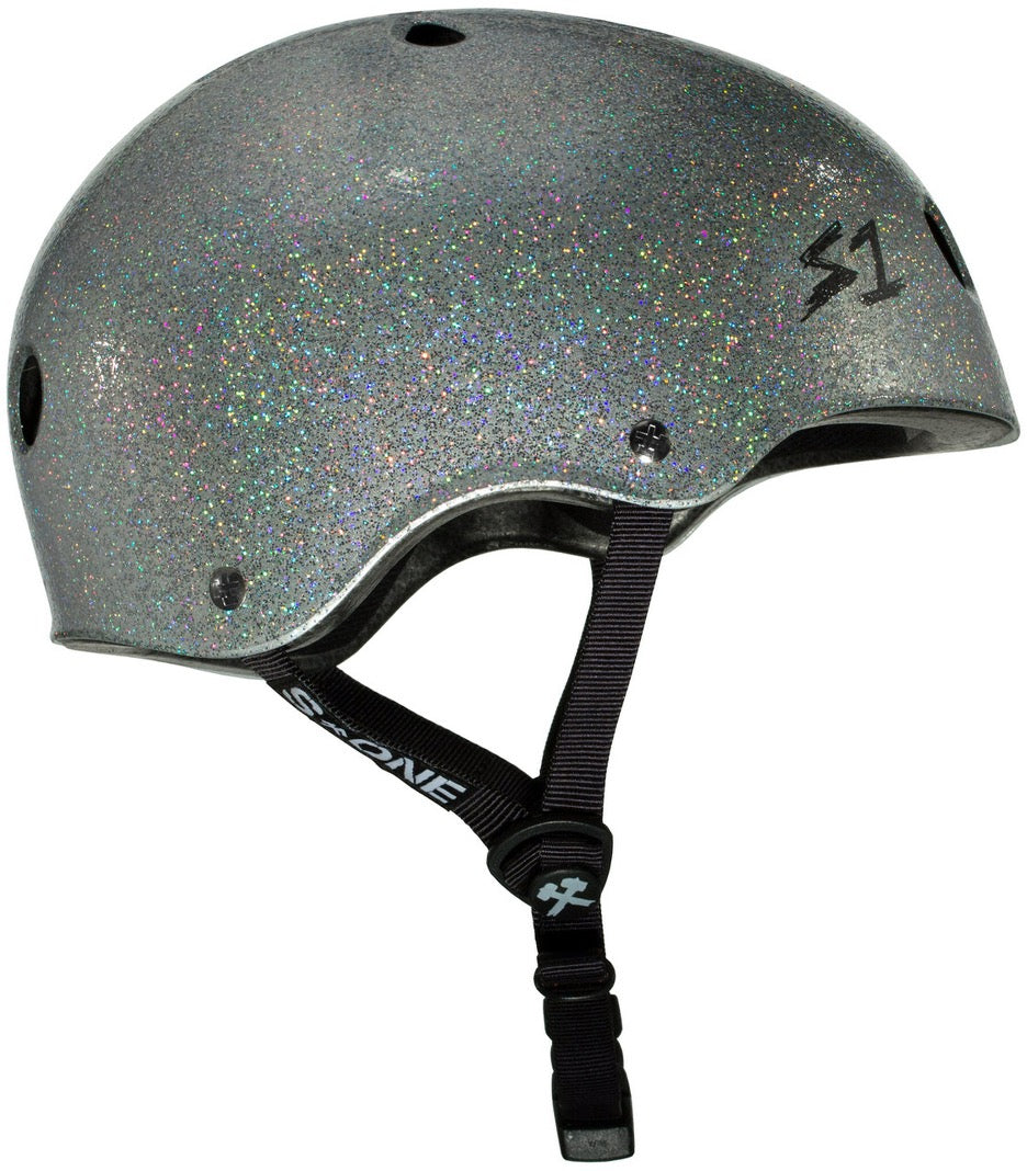 S1 LIFER HELMET-SILVER GLOSS GLITTER