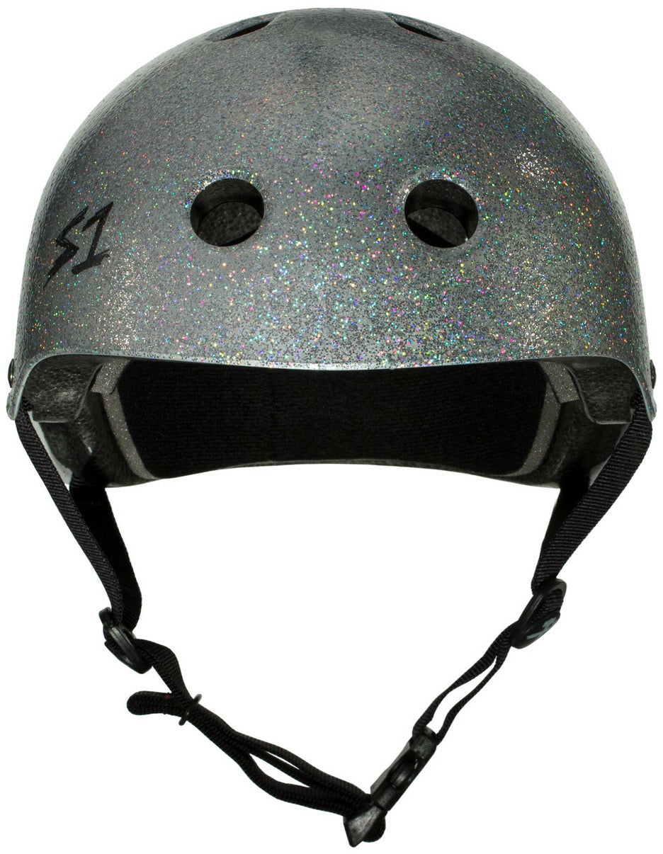 S1 LIFER HELMET-SILVER GLOSS GLITTER