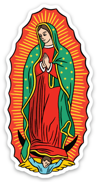 DIE CUT VIRGEN MARIA