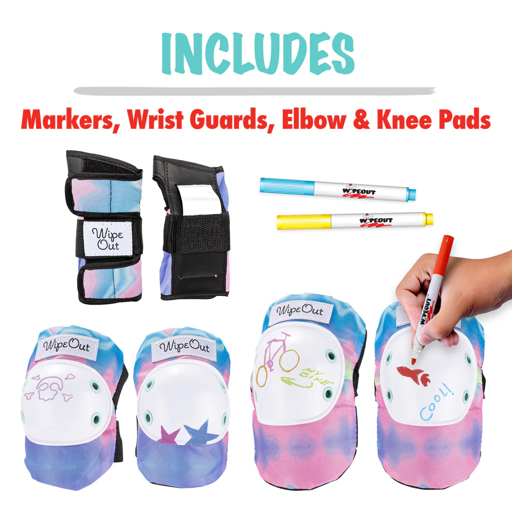 TIE DYE WIPEOUT DRY ERASE PADS SET