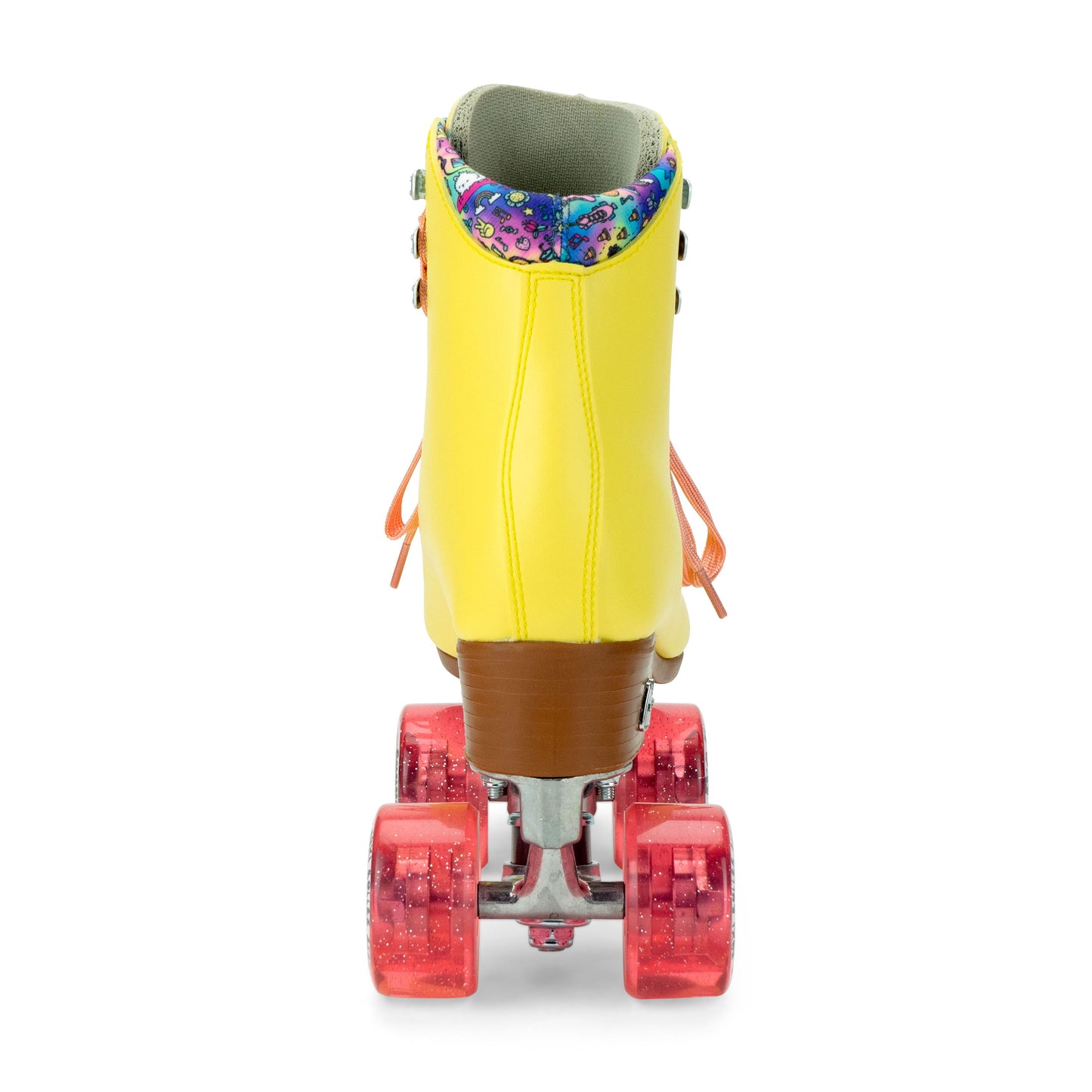 Come to Fresa's Roller Skate shop in Las Vegas and get your Moxi skates Beach Bunny. These Yellow/Lemon Moxi Skate Beach Bunny are ready for outdoor skating. Cruise around Las Vegas Art District or come and skate in our indoor skate ramp. Fresa's Roller Skate Shop the one skate shop in Las Vegas. We build custome shoe roller skate, roller Skate Classes and Roller Blade classes..