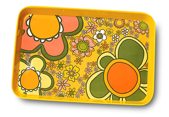 ROLLING TRAYS-FLOWERS