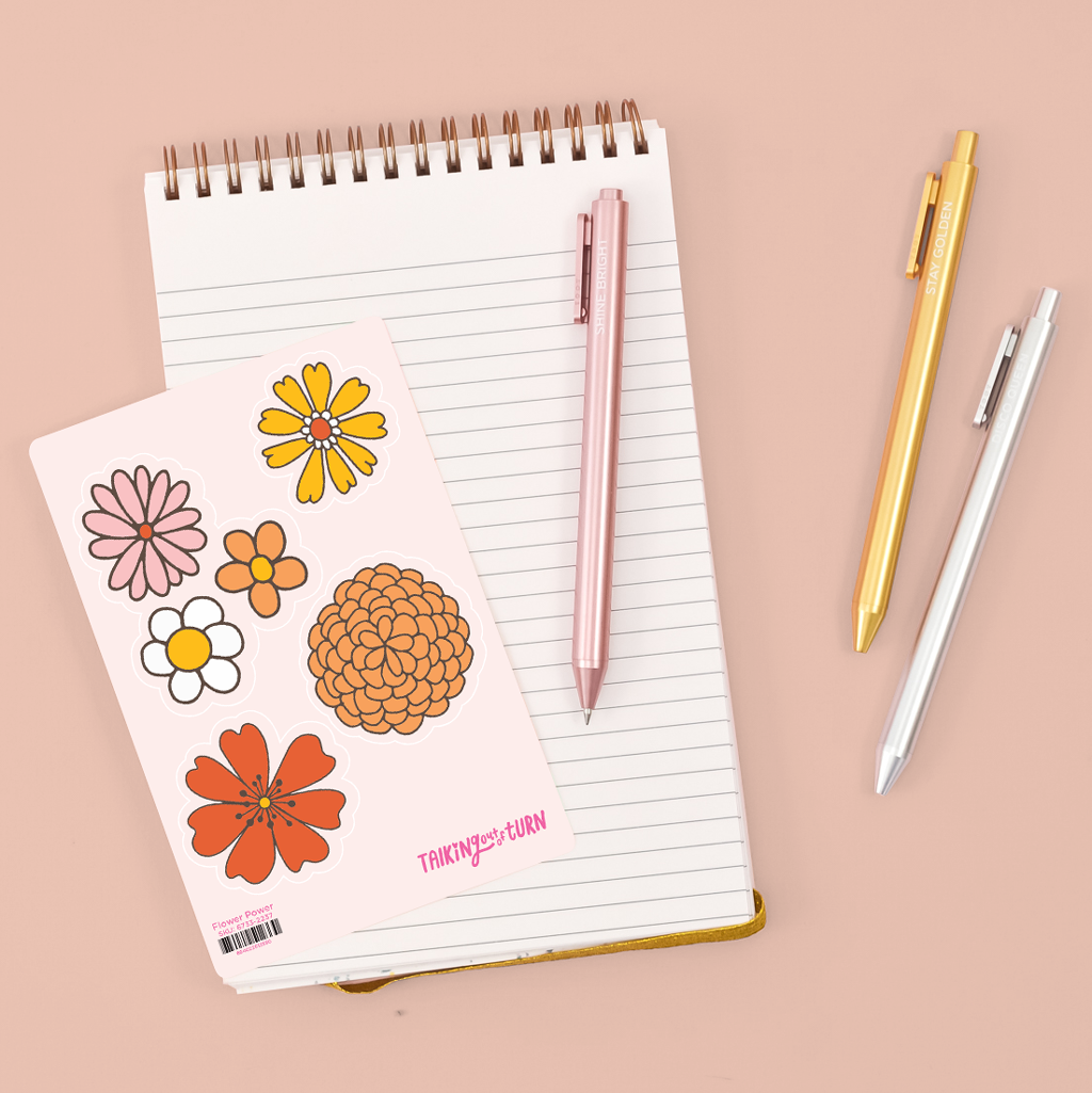 FLOWER POWER STICKER SET