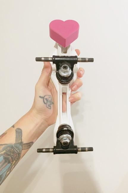 GRINDSTONE TOE STOPS-MAGENTA