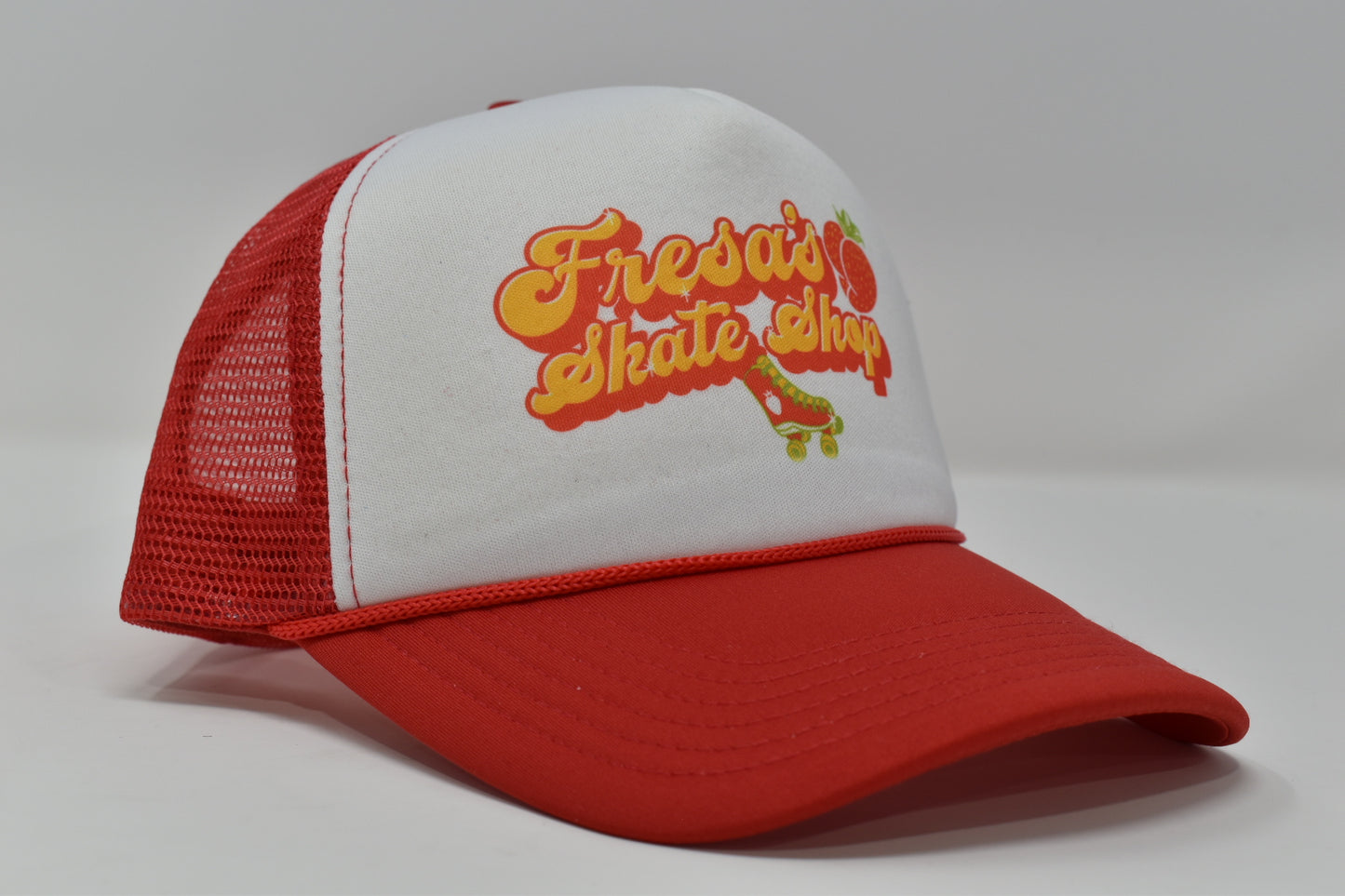FRESA'S RETRO SUBLIMATION LOGO TRUCKER HAT RED