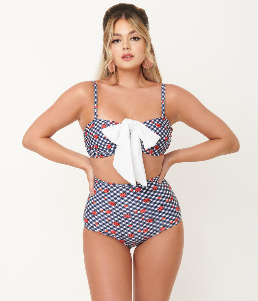 LADYBUG BIKINI TOP