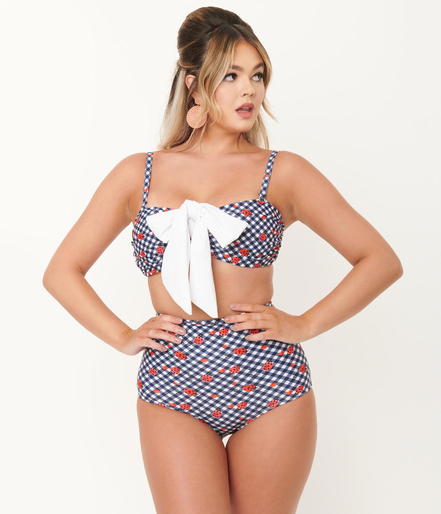 LADYBUG BIKINI TOP