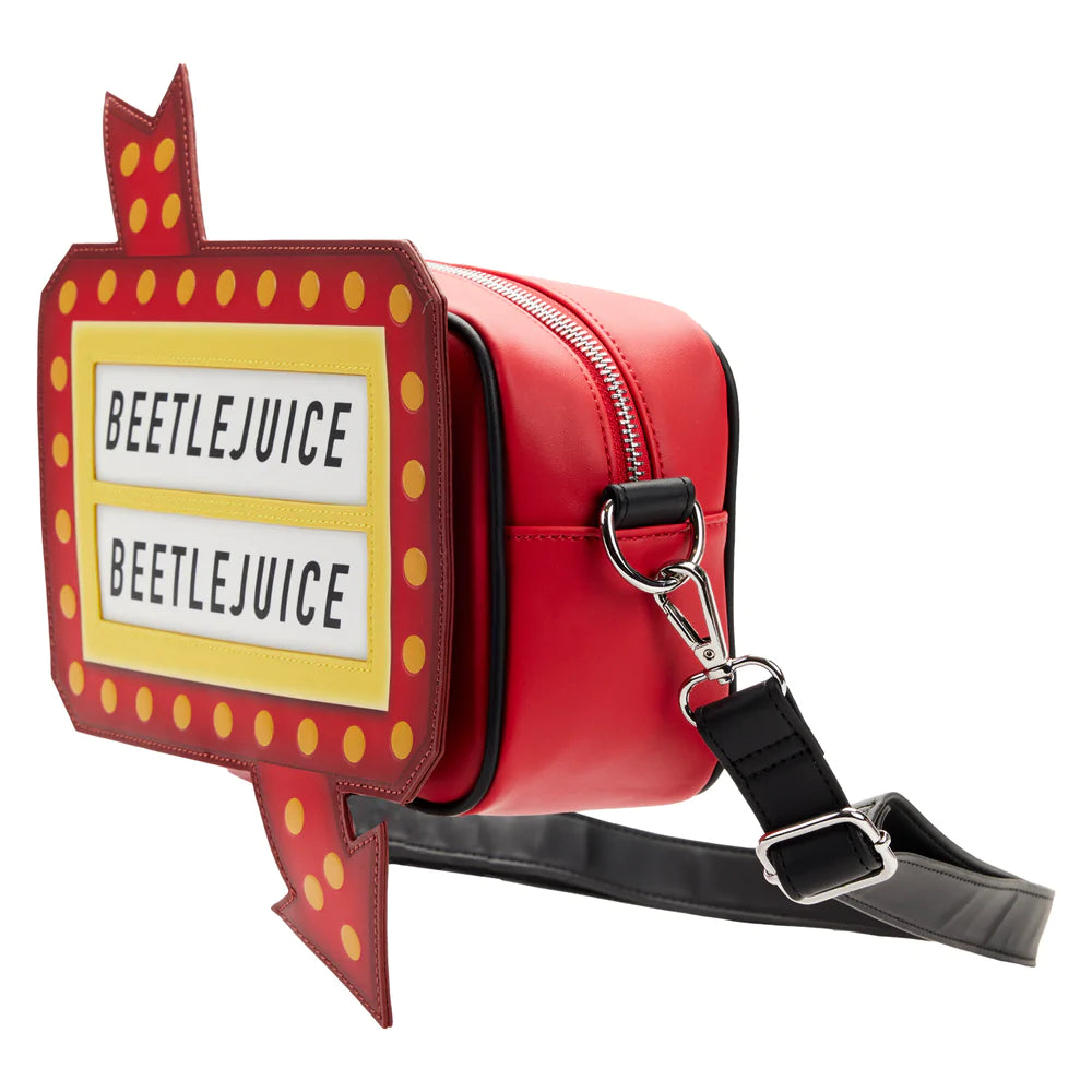 Loungefly Beetlejuice Graveyard Sign Crossbody Bag. Are you in Las Vegas? stop by our store and check out all our Spooky, Horror Loungefly collection.
