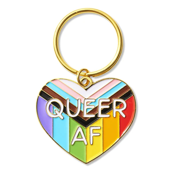 QUEER AF KEY CHAIN