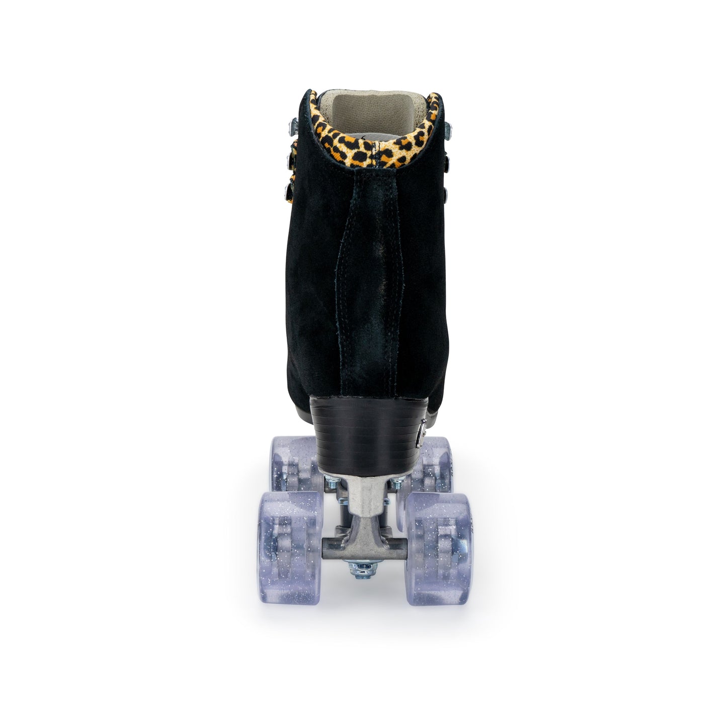 Come to Fresa's Roller Skate shop in Las Vegas and get your Moxi skates Panther. These Black/Leopard Moxi Skate panther are ready for outdoor skating. Cruise around Las Vegas Art District or come and skate in our indoor skate ramp. Fresa's Roller Skate Shop the one skate shop in Las Vegas. We build custome shoe roller skate, roller Skate Classes and Roller Blade classes.