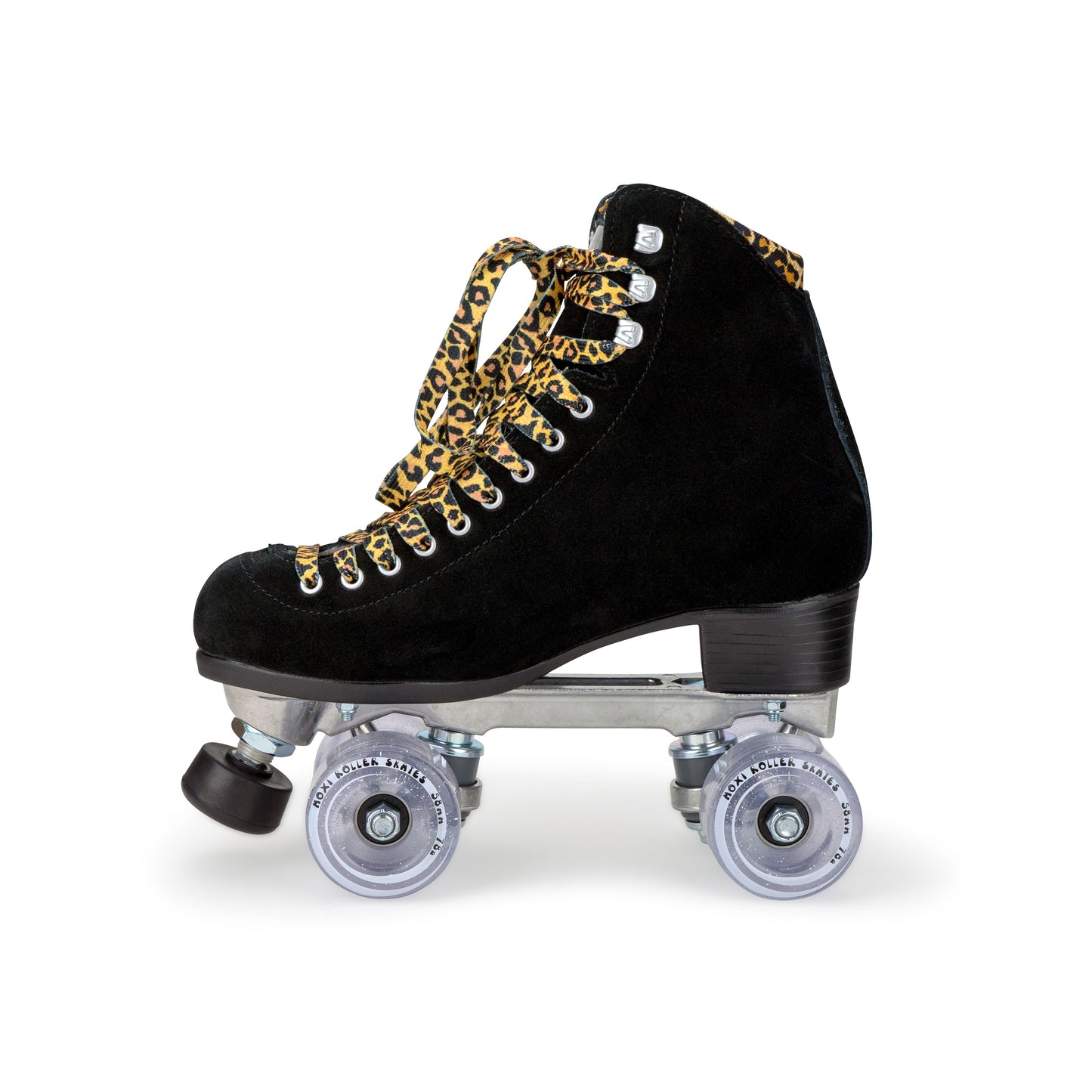 Come to Fresa's Roller Skate shop in Las Vegas and get your Moxi skates Panther. These Black/Leopard Moxi Skate panther are ready for outdoor skating. Cruise around Las Vegas Art District or come and skate in our indoor skate ramp. Fresa's Roller Skate Shop the one skate shop in Las Vegas. We build custome shoe roller skate, roller Skate Classes and Roller Blade classes.