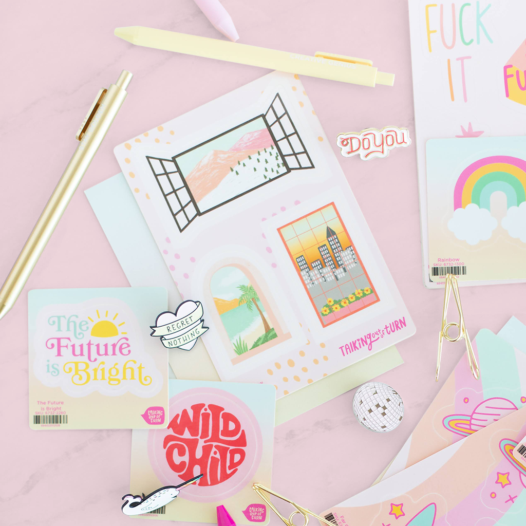 FLOWER POWER STICKER SET