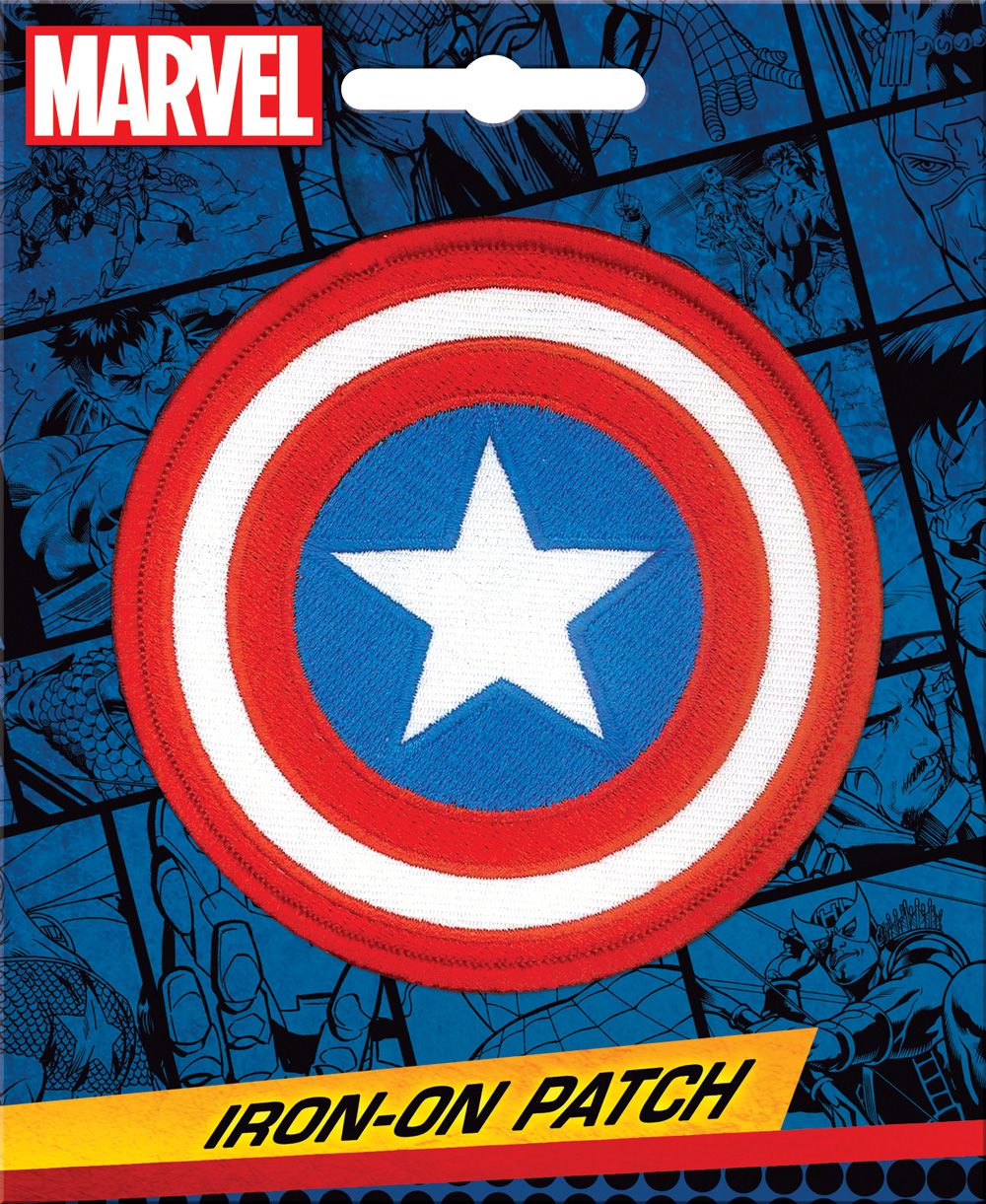CAPTAIN AMERICA SHIELD PATCH
