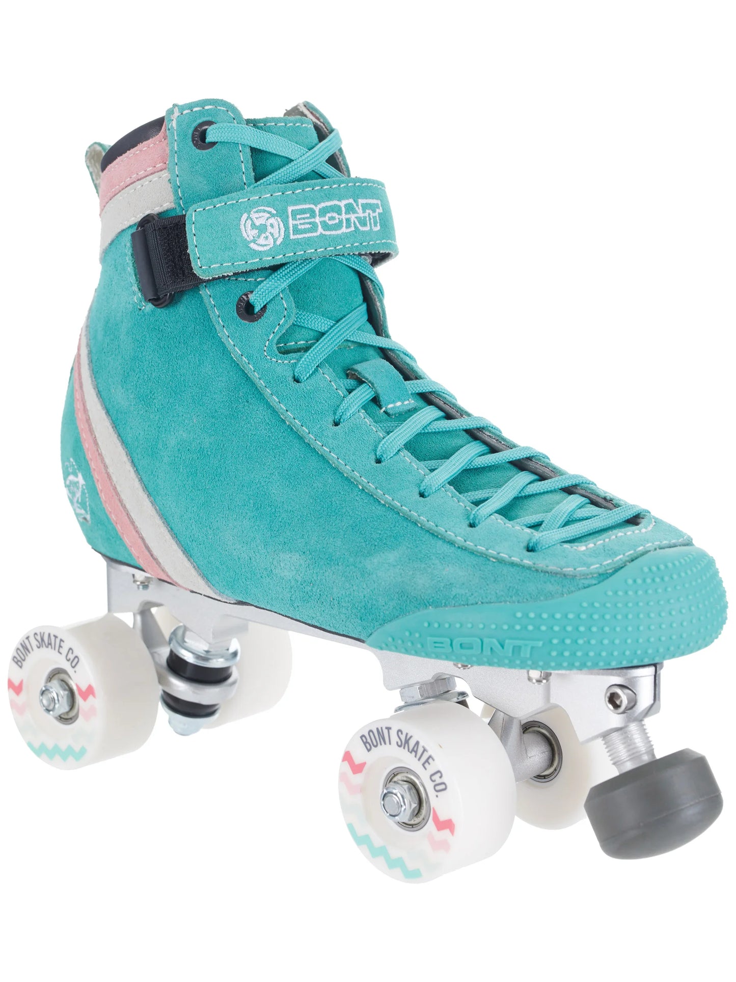 Bont parkstar roller skates are in Las Vegas. Stop by Fresas Skate Shop and try these skates on. You will fall in love with this Teal with a hint of Pink color skates. Let's Roll around Downtown Las Vegas.