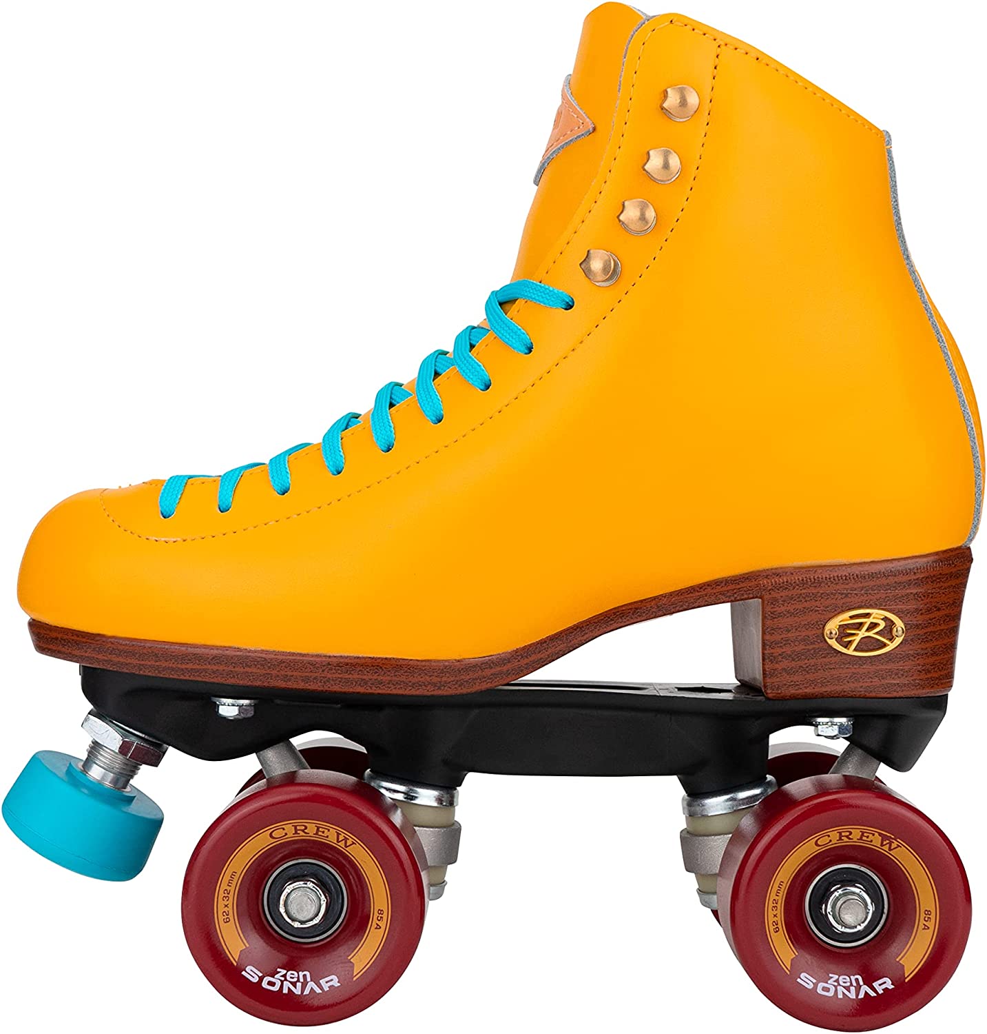 RIEDELL CREW ROLLER SKATE-TURMERIC