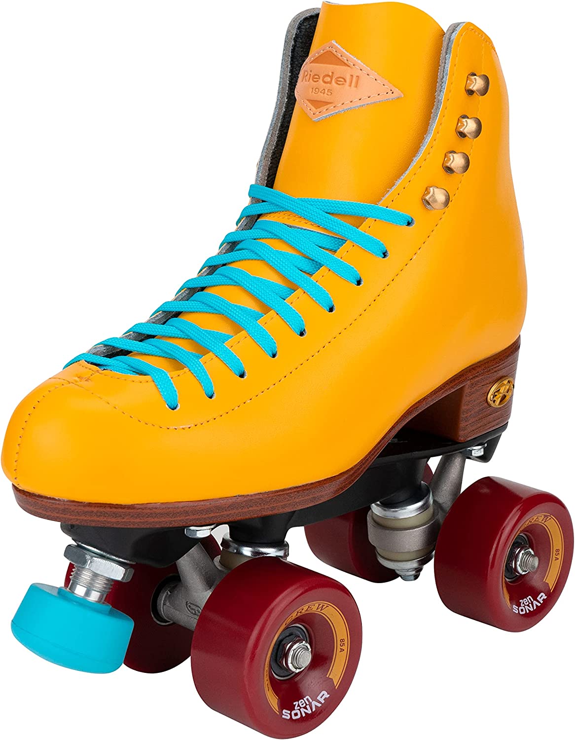 RIEDELL CREW ROLLER SKATE-TURMERIC