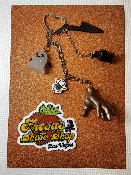 THING ADAMS KEYCHAIN OR BAG CHARM BLACK KNIFE
