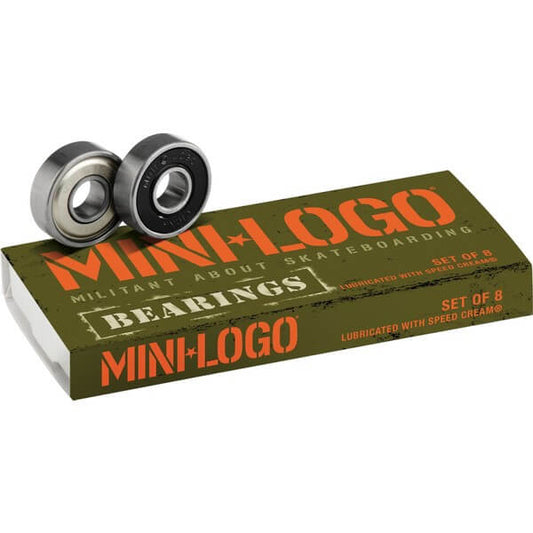 MINI LOGO BEARINGS (8PK)