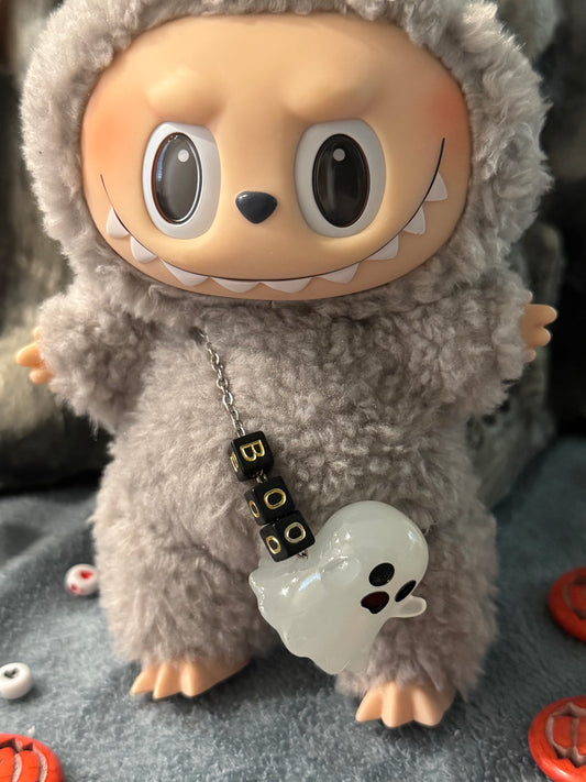 LABUBU CROSSBODY GHOST CHARM