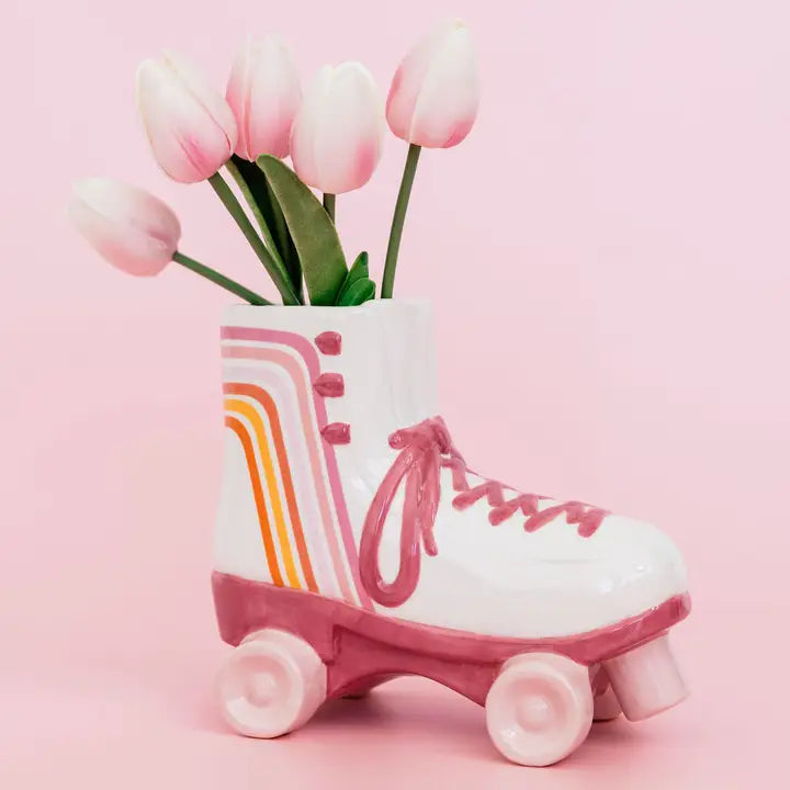 ROLLER SKATE VASE