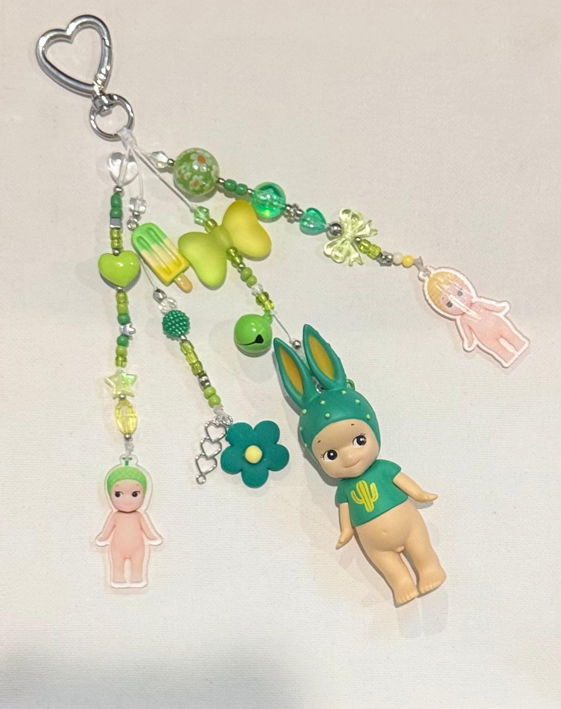 SONNY ANGEL RABBIT CACTUS KEYCHAIN/BAG CHARM