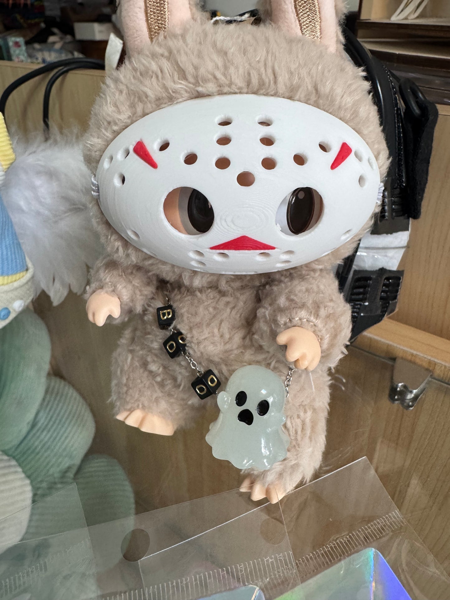 JASON HALLOWEEN MASK FOR UOUR LABUBU, LAFUFU