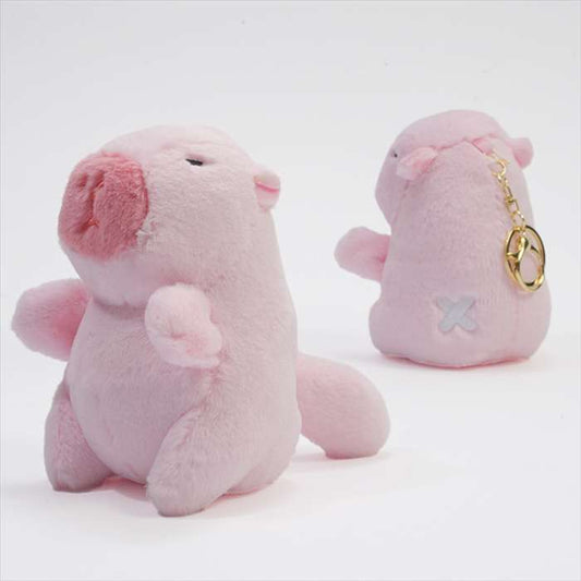 CAPYBARA HAPPY TAIL PLUSH PINK