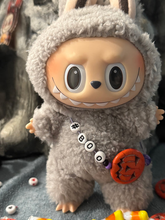 LABUBU CROSSBODY JACK O LANTERN CHARM