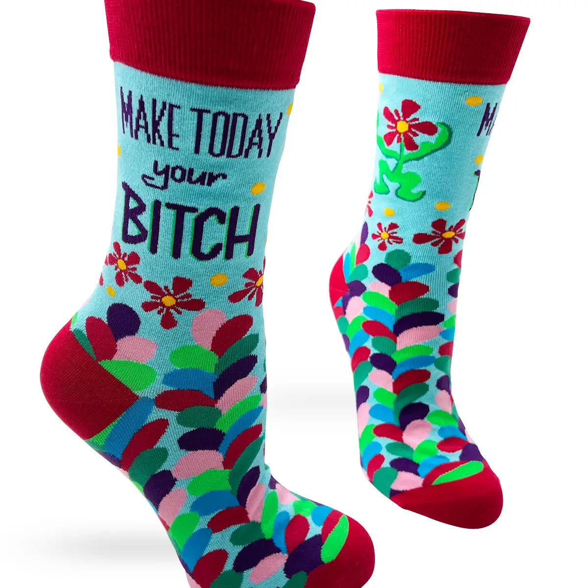 MAKE TODAY YOUR BITCH CREW SOCKS