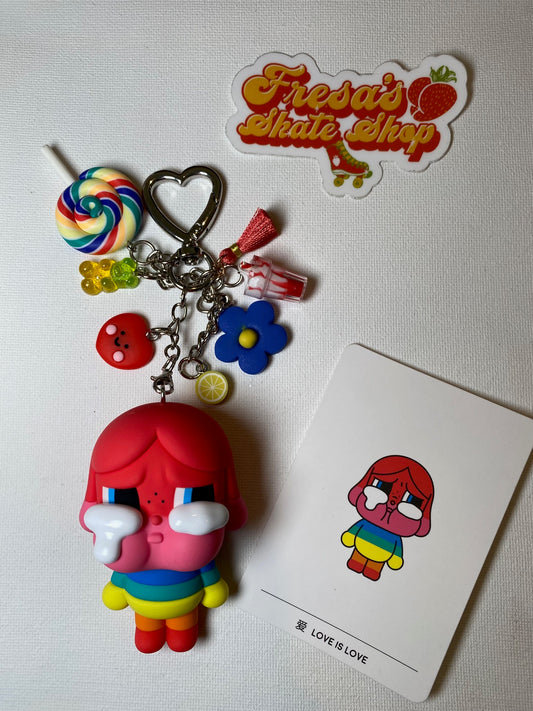 KEYCHAIN CRYBABY LOVE IS LOVE