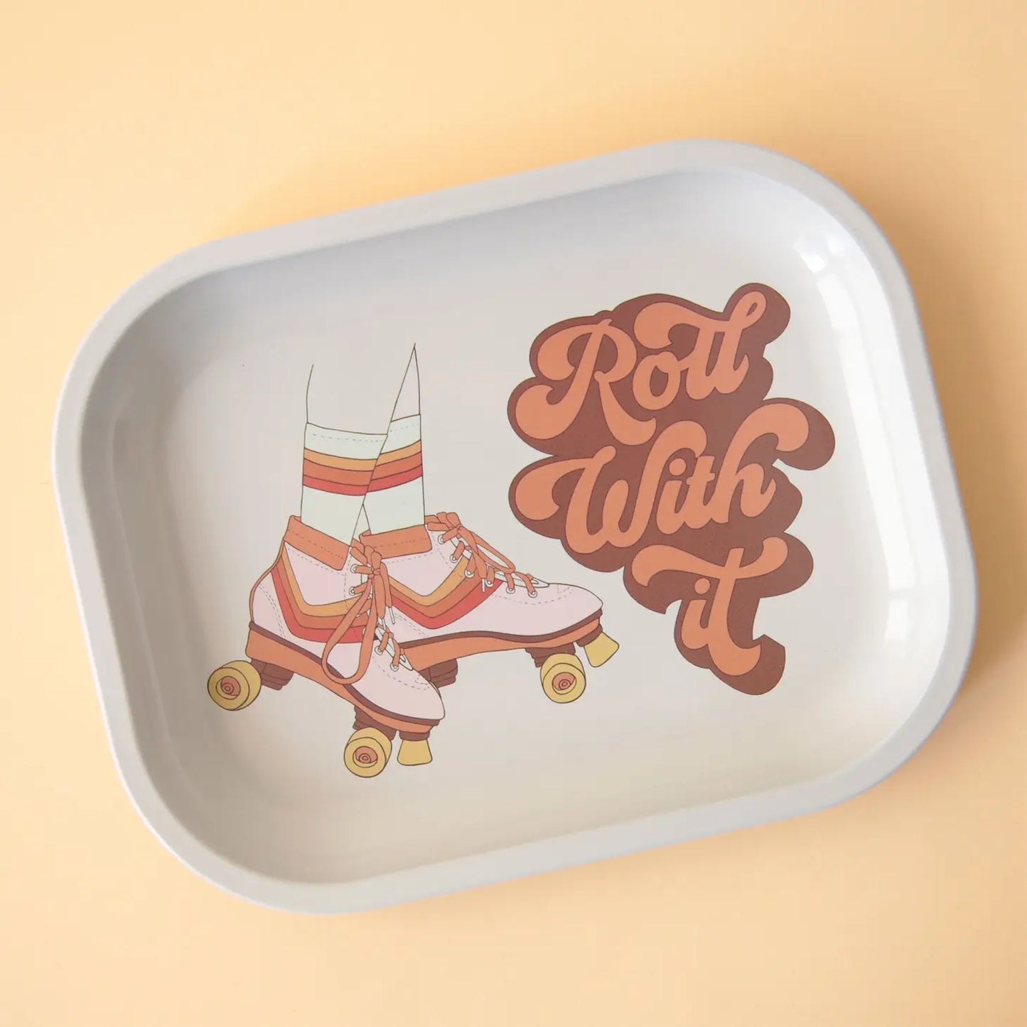 LET'S ROLL METAL ROLLING TRAYS