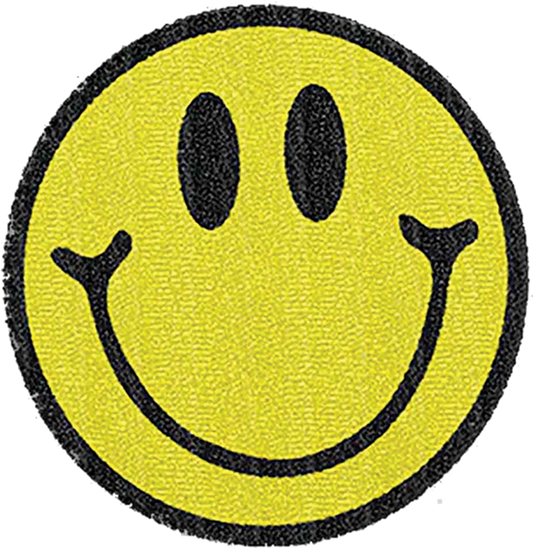 ACID HAPPY FACE EMBROIDERED PATCH