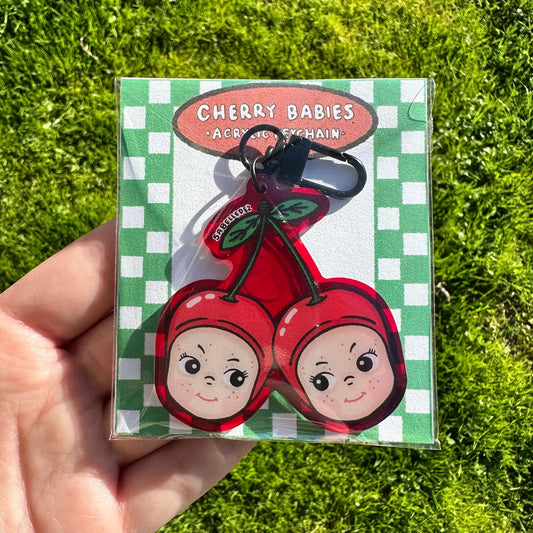 SONNY ANGEL CHERRY KEYCHAIN *FINAL SALE*