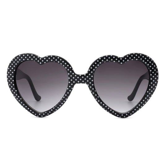 HEART RETRO SUNGLASSES ASSORTED COLORS