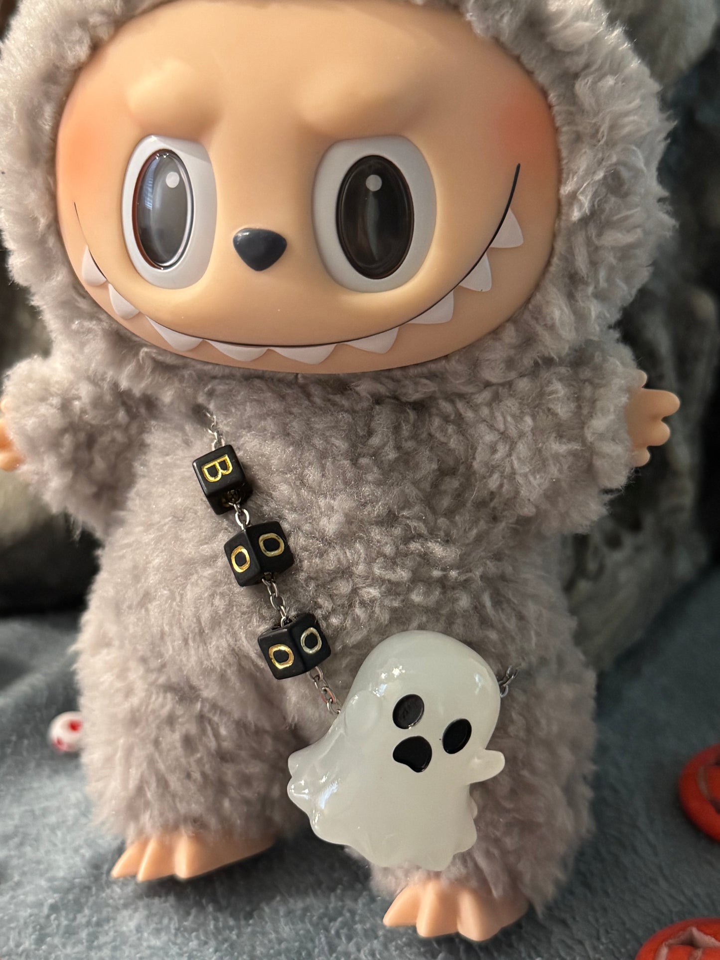 LABUBU CROSSBODY GHOST CHARM