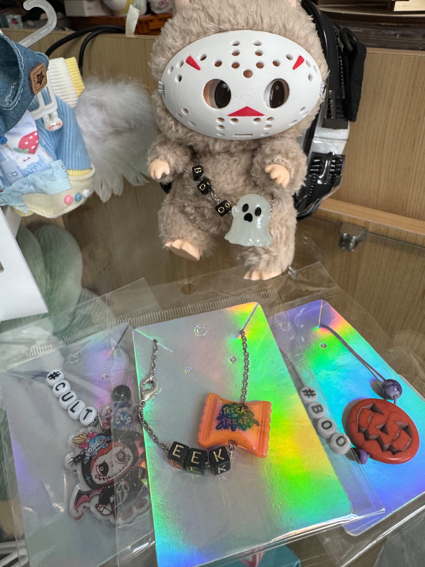 JASON HALLOWEEN MASK FOR UOUR LABUBU, LAFUFU