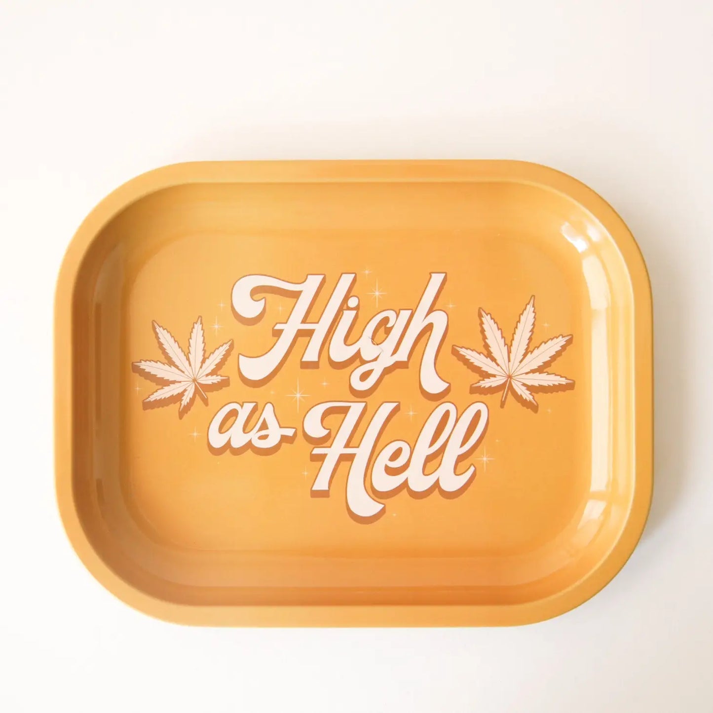 HIGH AS HELL METAL ROLLING TRAYS