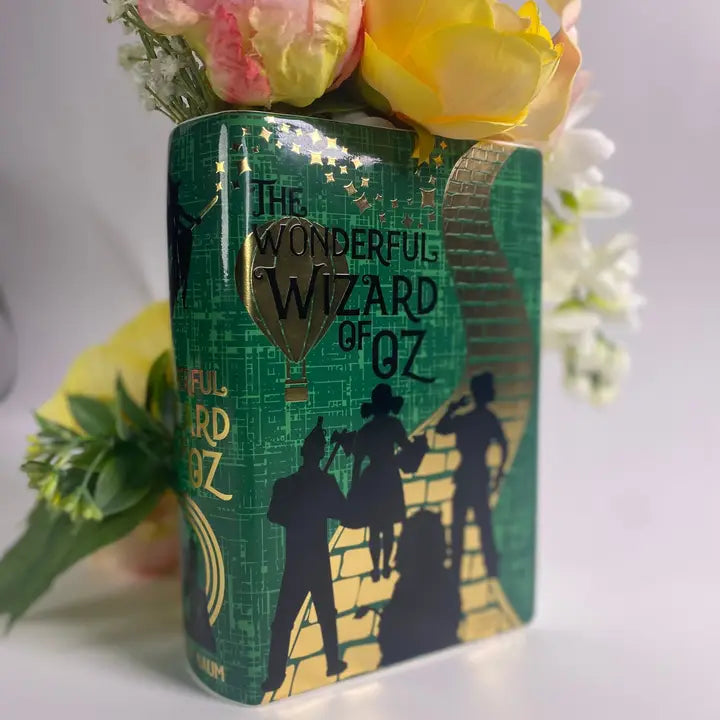 WIZARD OF OZ BOOK VASE