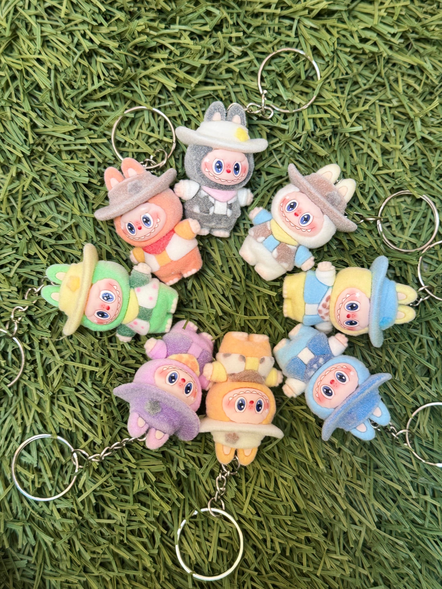 MINI COWGIRL LAFUFU KEY CHAIN CHARM ASSORTED
