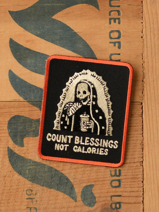 COUNT BLESSINGS NOT CALORIES PATCH