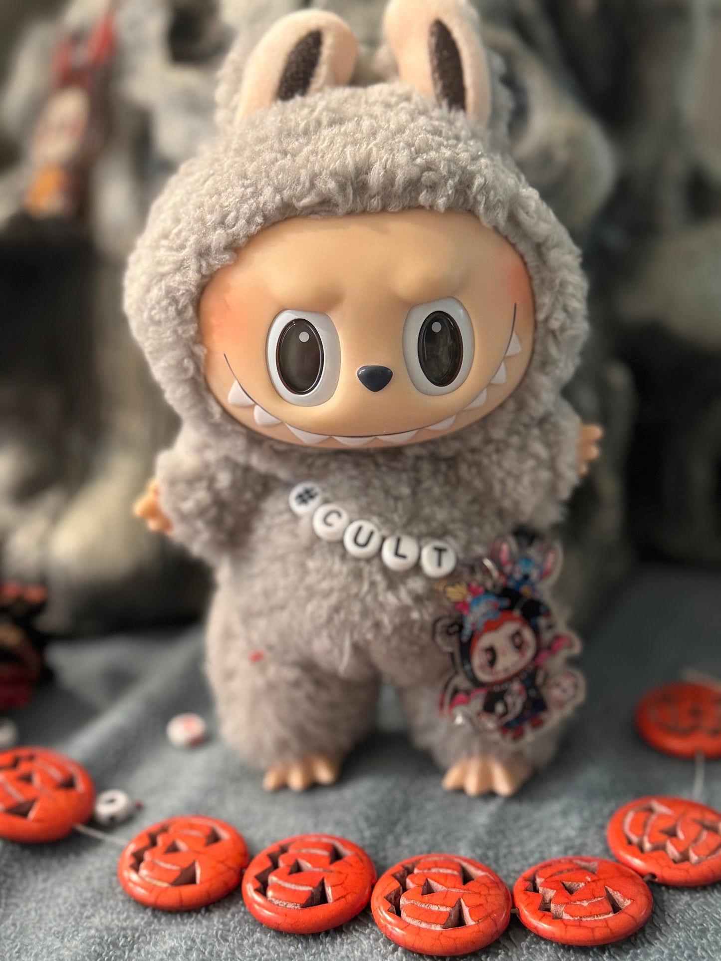 LABUBU CROSSBODY BAT CHARM