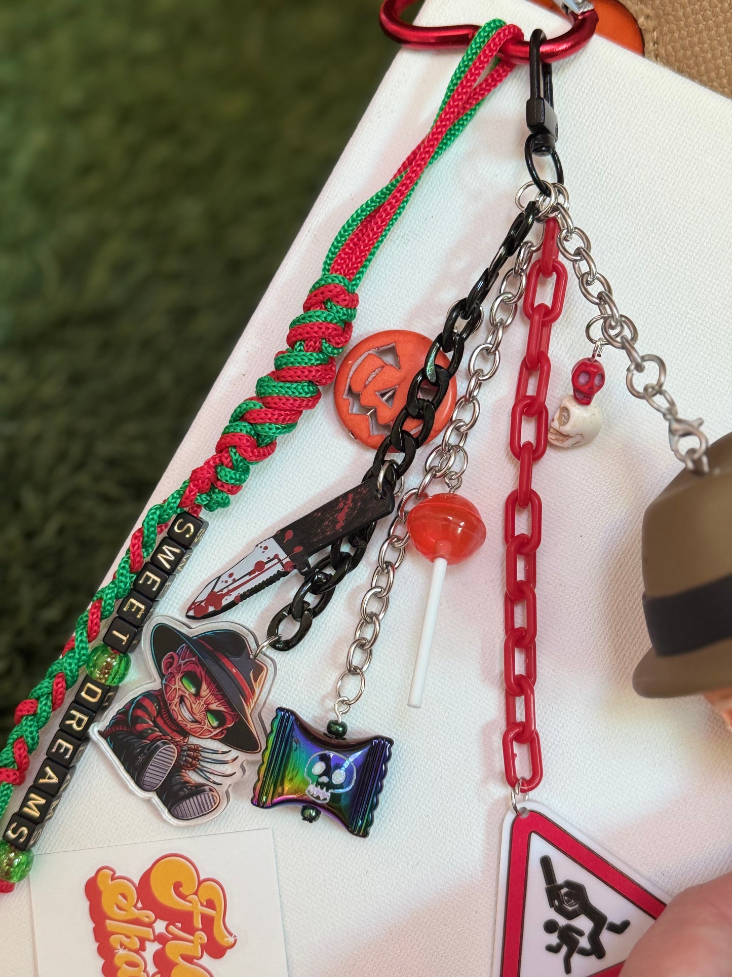 FREDDY KRUEGER KEYCHAIN OR BAG CHARM